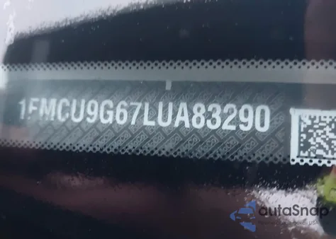 2020 Ford Escape Se from USA, damaged, VIN 1FMCU9G67LUA83290